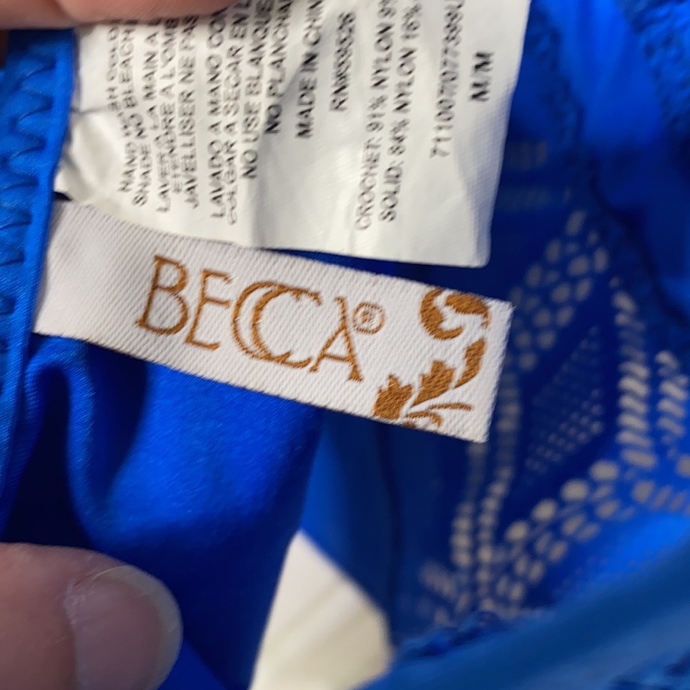 Becca by Rebecca Virtue Color Play Plunge Swimsuit - Picture 6 of 8